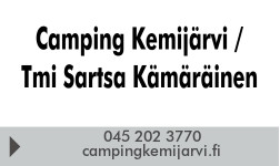 Camping Kemijärvi / Tmi Sartsa Kämäräinen logo